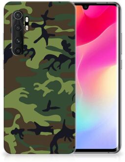 B2Ctelecom GSM Hoesje Xiaomi Mi Note 10 Lite Smartphonehoesje Camouflage