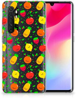 B2Ctelecom GSM Hoesje Xiaomi Mi Note 10 Lite TPU Bumper Doorzichtig Fruits