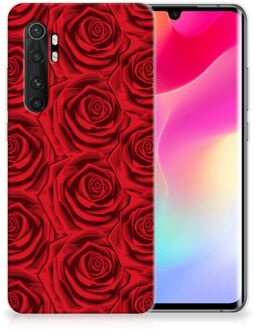 B2Ctelecom GSM Hoesje Xiaomi Mi Note 10 Lite TPU Bumper Red Roses