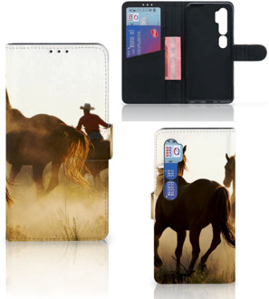 B2Ctelecom GSM Hoesje Xiaomi Mi Note 10 Pro Bookcase Cowboy