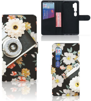 B2Ctelecom GSM Hoesje Xiaomi Mi Note 10 Pro Bookcover Vintage Camera