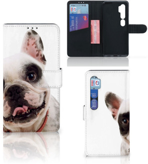 B2Ctelecom GSM Hoesje Xiaomi Mi Note 10 Pro Bookstyle Case Franse Bulldog