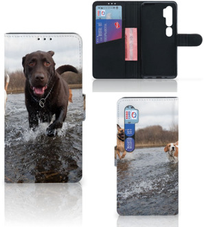 B2Ctelecom GSM Hoesje Xiaomi Mi Note 10 Pro Wallet Book Case Honden Labrador