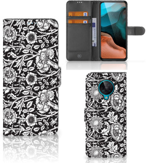 B2Ctelecom GSM Hoesje Xiaomi Poco F2 Pro Beschermhoes Black Flowers