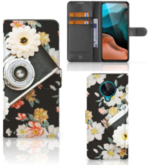 B2Ctelecom GSM Hoesje Xiaomi Poco F2 Pro Bookcover Vintage Camera