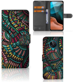 B2Ctelecom GSM Hoesje Xiaomi Poco F2 Pro Flip Case Aztec