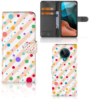 B2Ctelecom GSM Hoesje Xiaomi Poco F2 Pro Flip Cover Dots