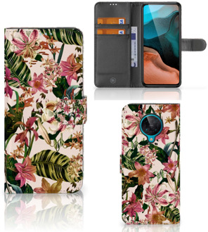 B2Ctelecom GSM Hoesje Xiaomi Poco F2 Pro Fotohoesje ontwerpen Flowers