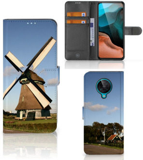 B2Ctelecom GSM Hoesje Xiaomi Poco F2 Pro Mobiel Bookcase Molen