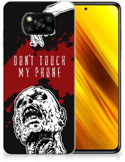 B2Ctelecom GSM Hoesje Xiaomi Poco X3 Back Case TPU Siliconen Hoesje Zombie Blood