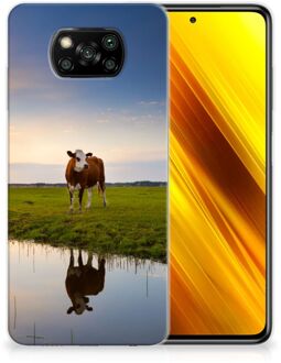 B2Ctelecom GSM Hoesje Xiaomi Poco X3 Backcase TPU Siliconen Hoesje Koe