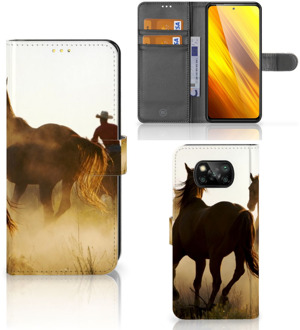 B2Ctelecom GSM Hoesje Xiaomi Poco X3 Bookcase Cowboy