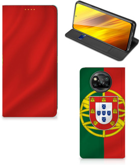 B2Ctelecom GSM Hoesje Xiaomi Poco X3 Bookcase Portugese Vlag