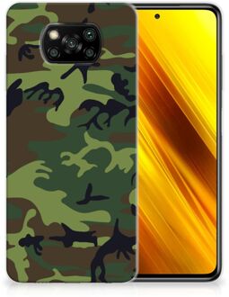 B2Ctelecom GSM Hoesje Xiaomi Poco X3 Smartphonehoesje Camouflage