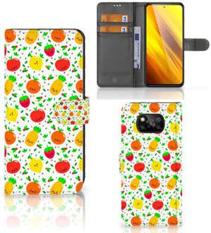 B2Ctelecom GSM Hoesje Xiaomi Poco X3 Telefoonhoesje met foto Fruits