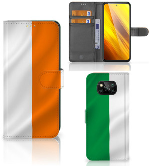 B2Ctelecom GSM Hoesje Xiaomi Poco X3 Telefoonhoesje met Pasjeshouder Ierland