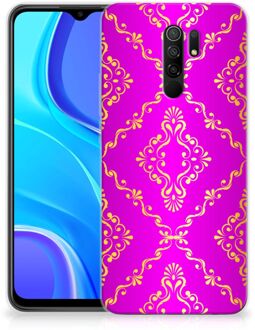 B2Ctelecom GSM Hoesje Xiaomi Redmi 9 Beschermhoesje Barok Roze