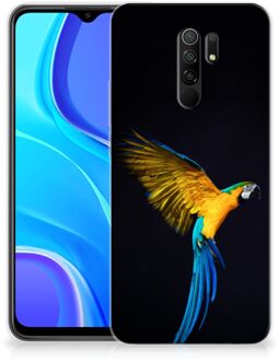 B2Ctelecom GSM Hoesje Xiaomi Redmi 9 Bumper Hoesje Papegaai