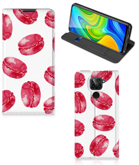 B2Ctelecom GSM Hoesje Xiaomi Redmi Note 9 Fotohoesje ontwerpen Pink Macarons