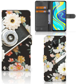 B2Ctelecom GSM Hoesje Xiaomi Redmi Note 9 Pro | Note 9S Bookcover Vintage Camera