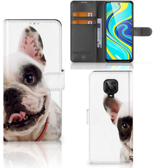 B2Ctelecom GSM Hoesje Xiaomi Redmi Note 9 Pro | Note 9S Bookstyle Case Franse Bulldog