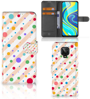 B2Ctelecom GSM Hoesje Xiaomi Redmi Note 9 Pro | Note 9S Flip Cover Dots