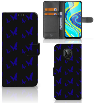 B2Ctelecom GSM Hoesje Xiaomi Redmi Note 9 Pro | Note 9S Flipcase Vlinder Patroon