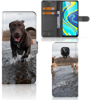 B2Ctelecom GSM Hoesje Xiaomi Redmi Note 9 Pro | Note 9S Wallet Book Case Honden Labrador