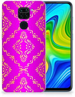 B2Ctelecom GSM Hoesje Xiaomi Redmi Note9 Beschermhoesje Barok Roze