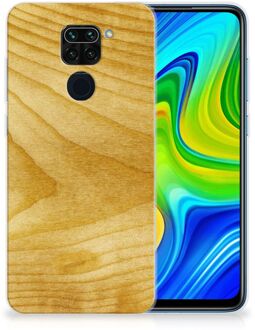 B2Ctelecom GSM Hoesje Xiaomi Redmi Note9 Cover Case Licht Hout