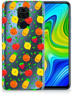 B2Ctelecom GSM Hoesje Xiaomi Redmi Note9 TPU Bumper Doorzichtig Fruits