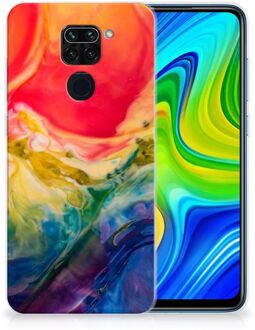 B2Ctelecom GSM Hoesje Xiaomi Redmi Note9 TPU Bumper Watercolor Dark