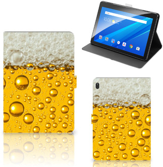 B2Ctelecom Hippe Hoes Lenovo Tab E10 Hoes met Magneetsluiting Bier