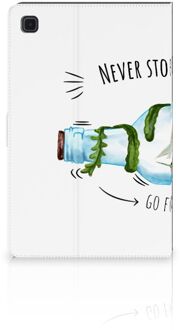 B2Ctelecom Hippe Hoes Samsung Galaxy Tab A7 (2020) Tablet Hoes met Standaard Boho Bottle