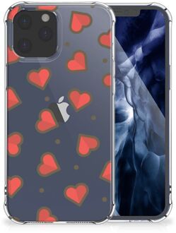 B2Ctelecom Hippe Hoesje iPhone 12 Pro Max Smartphone hoesje met doorzichtige rand Hearts