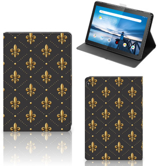 B2Ctelecom Hippe Hoesje Lenovo Tablet M10 Hoesje met Standaard Franse Lelie