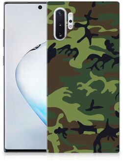 B2Ctelecom Hippe hoesje Samsung Galaxy Note 10 Plus Army Dark