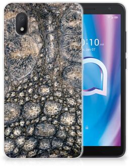 B2Ctelecom Hippe Hoesjes Alcatel 1B (2020) Telefoon Hoesje Krokodillenprint