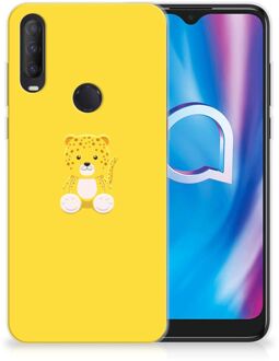 B2Ctelecom Hippe Hoesjes Alcatel 1S (2020) Telefoon Hoesje Baby Leopard