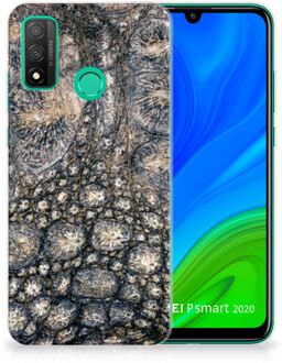 B2Ctelecom Hippe Hoesjes Huawei P Smart 2020 Telefoon Hoesje Krokodillenprint