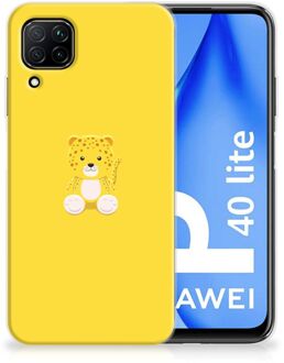 B2Ctelecom Hippe Hoesjes Huawei P40 Lite Telefoon Hoesje Baby Leopard