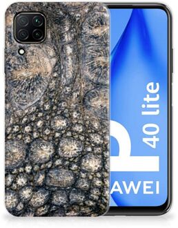 B2Ctelecom Hippe Hoesjes Huawei P40 Lite Telefoon Hoesje Krokodillenprint