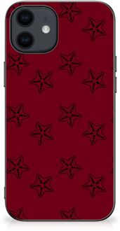 B2Ctelecom Hippe Hoesjes iPhone 12 Pro | 12 (6.1") Telefoonhoesje met Zwarte rand Sterren