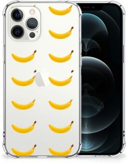 B2Ctelecom Hippe Hoesjes iPhone 12 Pro Max Smartphone hoesje met doorzichtige rand Banana