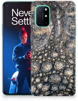 B2Ctelecom Hippe Hoesjes OnePlus 8T Telefoon Hoesje Krokodillenprint