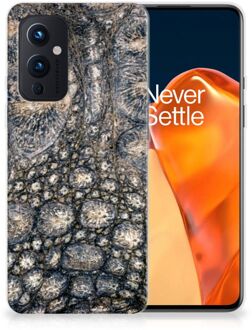 B2Ctelecom Hippe Hoesjes OnePlus 9 Telefoon Hoesje Krokodillenprint