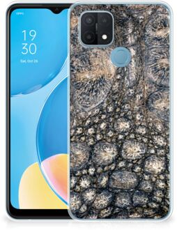 B2Ctelecom Hippe Hoesjes OPPO A15 Telefoon Hoesje Krokodillenprint