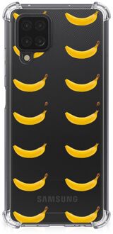 B2Ctelecom Hippe Hoesjes Samsung Galaxy A12 Smartphone hoesje met doorzichtige rand Banana