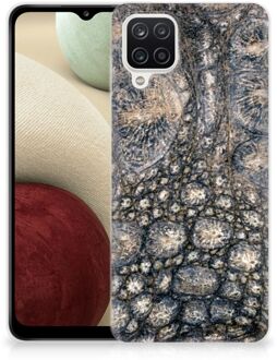 B2Ctelecom Hippe Hoesjes Samsung Galaxy A12 Telefoon Hoesje Krokodillenprint