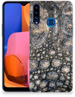 B2Ctelecom Hippe Hoesjes Samsung Galaxy A20s Telefoon Hoesje Krokodillenprint